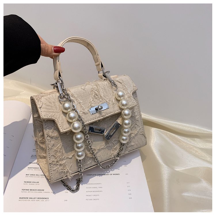 Cake bag super fiber soft leather bucket bag summer pleated tote bag niche design striped large capacity shoulder bag