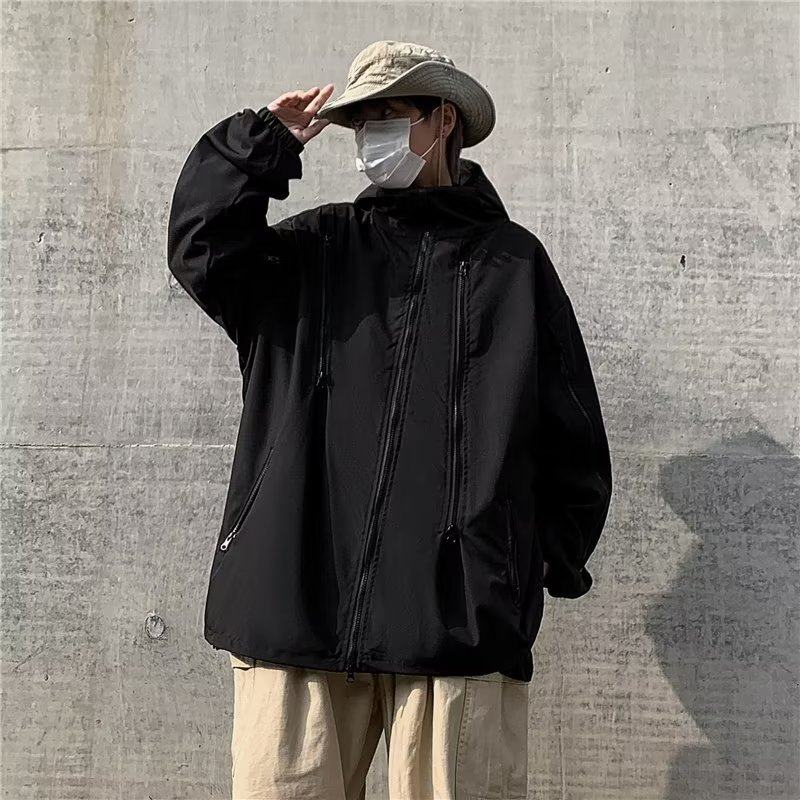 Men's Jacket American Jacket Jacket Men's Autumn Loose Functional Wind Work Jacket Jacket