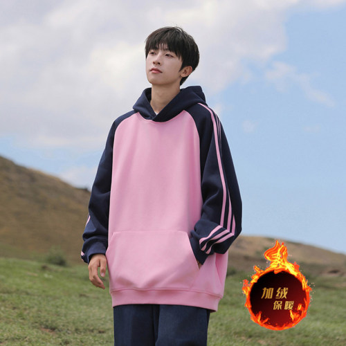 Dewu high-quality second-hand 480g 100% cotton plus velvet thickened loose webbing sweatshirt that supports returns and exchanges