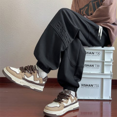 Men's loose casual athletic printed sweatpants