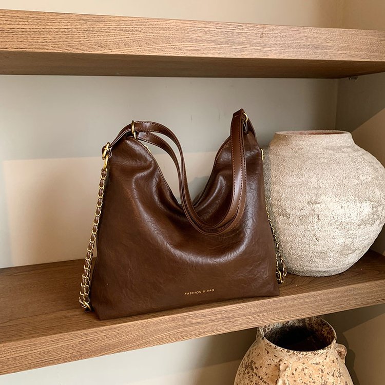 Nanfeng Chio2nd urban style tote bag women's large capacity autumn and winter relaxed commuting shoulder crossbody bag