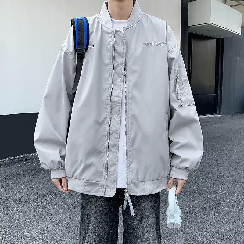 Jacket men's spring and autumn new style handsome Korean lapel jacket high-end men's casual top