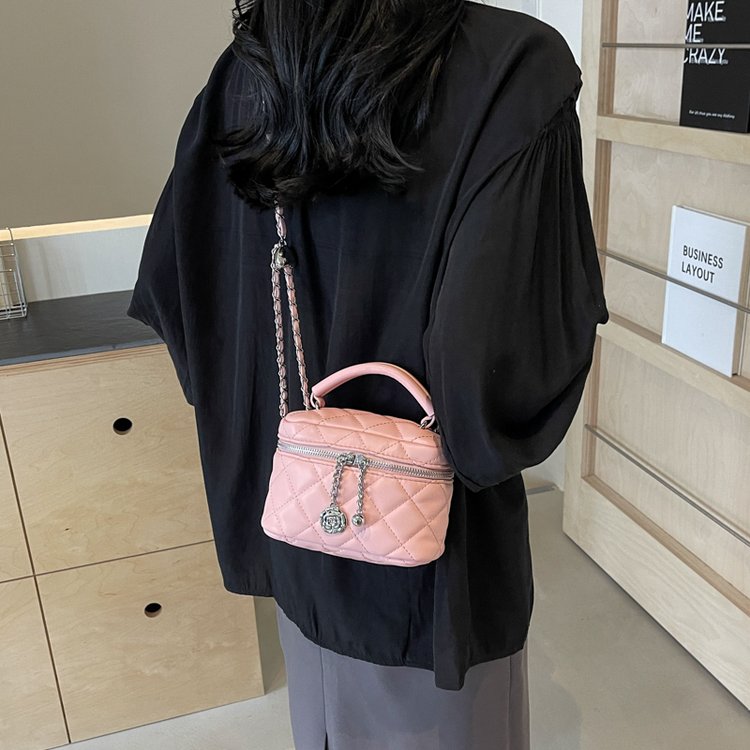 Diamond chain bag mini bag for women spring and summer new high-end texture foreign style versatile crossbody handbag
