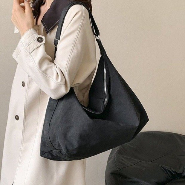 Cross-border high-end retro tote bag for women 2024 autumn and winter new trendy mother bag casual large-capacity shoulder bag