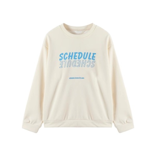 Imitation cotton Chinese cotton composite milk silk 320g silver fox velvet 420g round neck hooded double hood loose sweatshirt