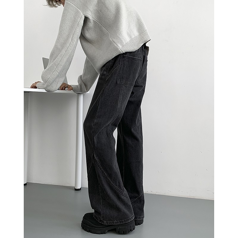 American high street jeans for men, trendy street casual pants