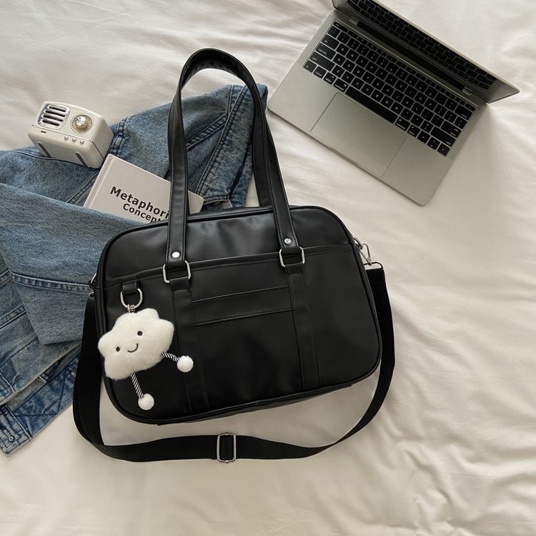 Japanese jk uniform bag for women 2024 new large-capacity two-dimensional handbag college style simple commuter uniform bag