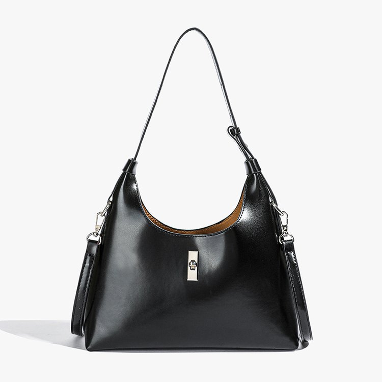 Niche high-end portable sweet and cool bag hot girl bag women 2024 new versatile shoulder armpit bag casual crescent bag