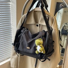 Japanese Harajuku versatile unisex dark functional bag Chaoruiying ins retro street large-capacity crossbody bag