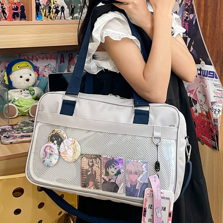 Original Pain Bag jk Japanese Uniform Bag One-shoulder Diagonal Cross Commuting Sports Versatile Daily School Supply Feeling [Uniform Pain]