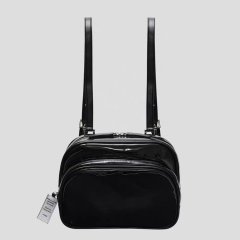 Jennie's same bright bread bag for women 2024 new cute and playful solid color small backpack casual versatile backpack