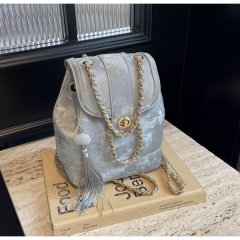 Bags Spring Style Women's Versatile Fashion Bucket Bag New Simple Chain Backpack Casual Women's Backpack