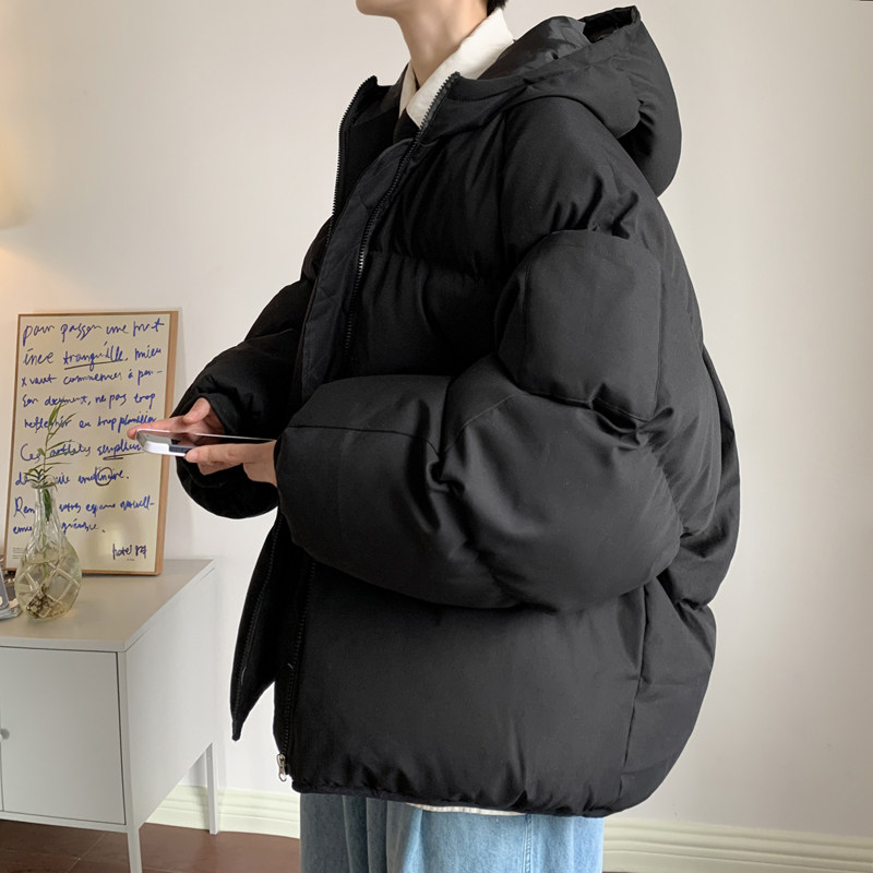 Bread coat, men's cotton-padded coat, men's cotton-padded coat, men's large size cotton-padded jacket, men's thickened jacket, men's trendy