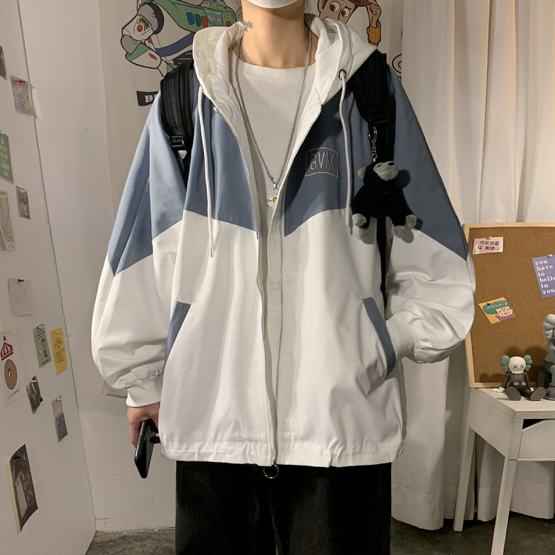 1 Hong Kong style jacket casual couple large size unisex men Japanese jacket loose work wear