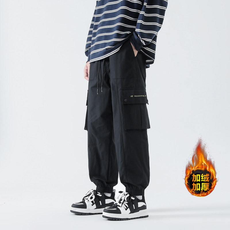 Deep inventory of overalls, Hong Kong style loose trousers, ankle-tie functional casual pants