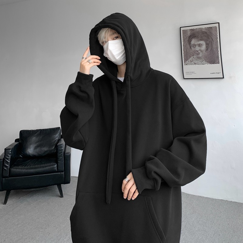 Extra large size hooded sweatshirt plus fat plus size American style heavyweight stiff jacket