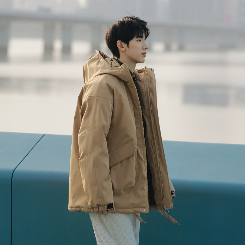 What you get: Windproof and waterproof jacket, padded jacket, thickened hooded jacket