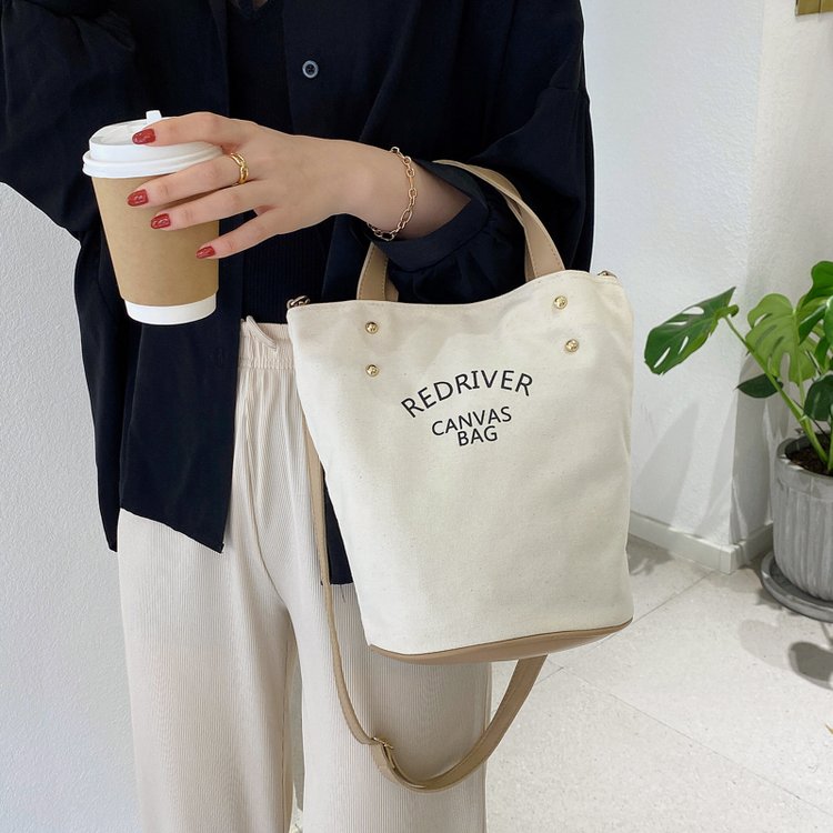 Nanfeng Chio2nd Zhongshan Bookstore Tote Bag Women's Summer Casual Canvas Bag Large Capacity Shoulder Messenger Bag