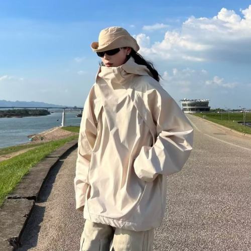 Black Warrior Jacket Men's Autumn Casual Jacket Loose Outdoor Mountaineering Workwear Jacket