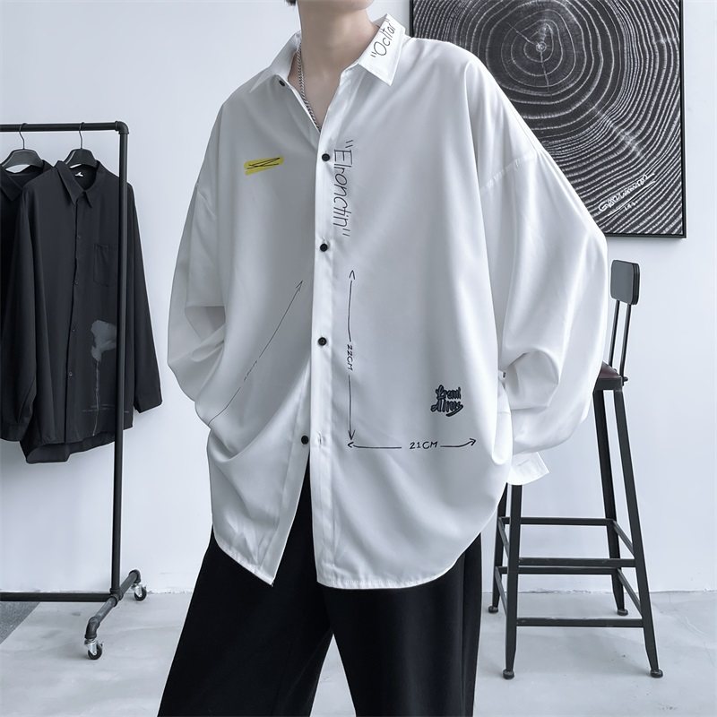 New trendy, fashionable, versatile, comfortable, loose, casual and handsome trendy brand shirts