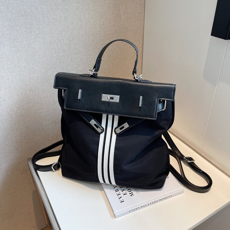 Oxford cloth large capacity backpack women's 2024 new casual travel backpack college style nylon cloth shoulder bag