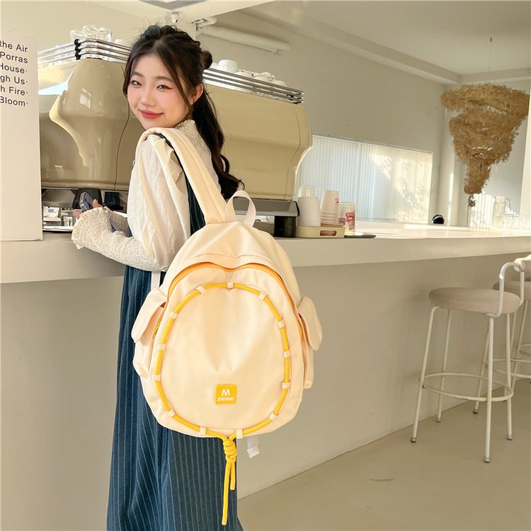 Guangzhou factory Japanese style ins niche design creative school bag ulzzang large capacity lightweight backpack women's backpack