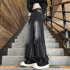 Autumn New Gradient Straight Leg Loose Jeans