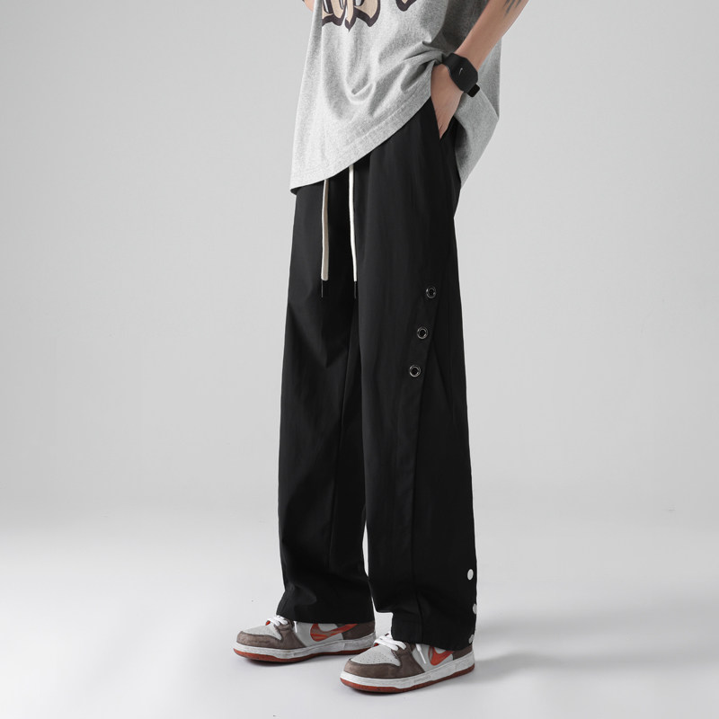 Spring and autumn American ins functional high street men's pants assault pants straight overalls