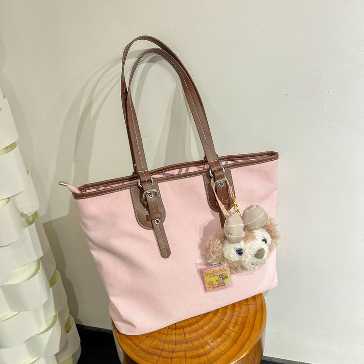 2024 new high-end texture fashion versatile large-capacity student class commuting shoulder bag women's bag tote bag