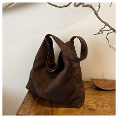 Casual lazy style bag women's tote bag large capacity autumn and winter new design niche commuter crossbody bag