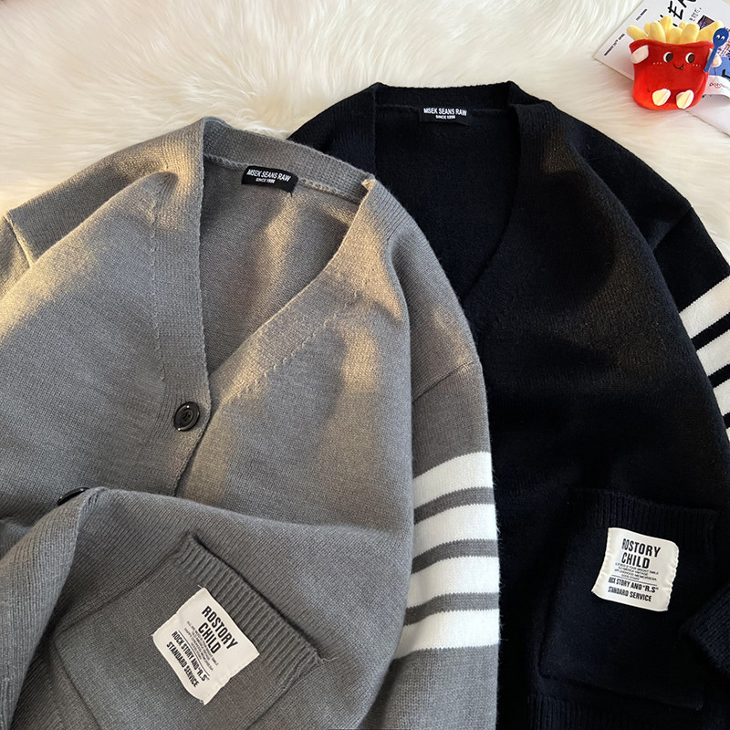 sweater knitted button cardigan