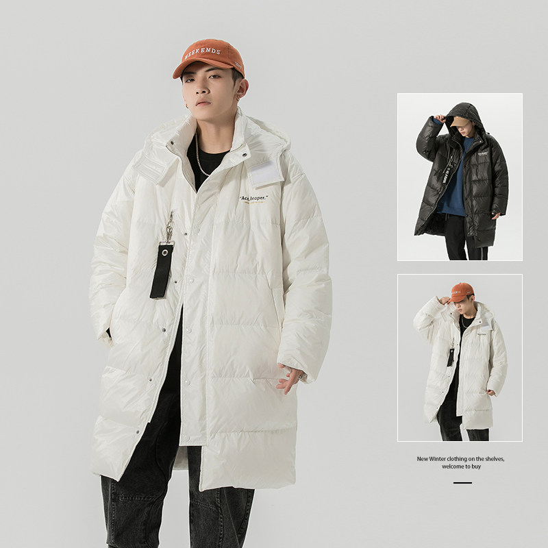 Winter new style printed hooded bread coat down jacket
