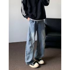 Scimitar jeans men's Korean style trendy high street handsome versatile winter ins trousers