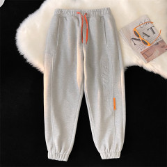 New Spring Korean Style Trendy Hong Kong Style Casual Stamped Letters Loose Casual Sweatpants with Legs