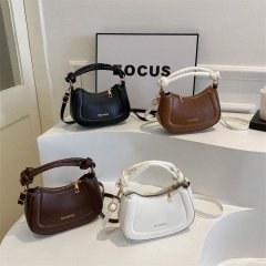 Niche design bag women's new fashion retro portable small square bag high-end versatile shoulder crossbody bag