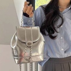 2024 new ins Korean niche small fragrance chain backpack student commuting versatile shoulder bag 8375#