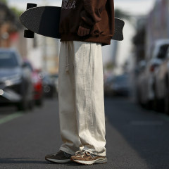 ~Loose straight-leg washed casual jeans for autumn and winter