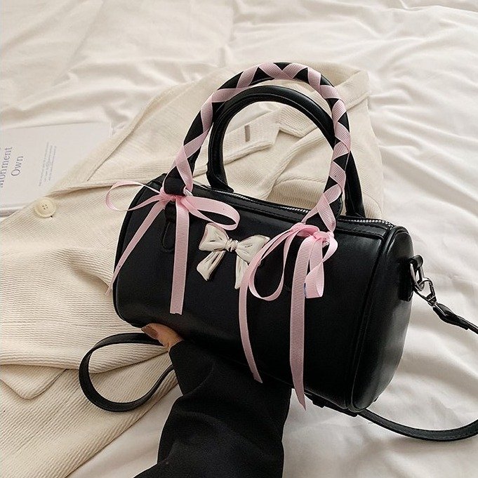 CHARHP&KEJNT official authentic 2024 new women's niche design Boston bag hand-held shoulder crossbody bag