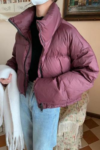 Small short down jacket fashionable stand collar cotton coat bread coat women's coat cotton coat