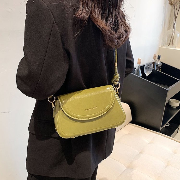 Niche texture armpit bag for women new trendy fashion retro small square bag versatile ins shoulder crossbody bag