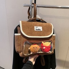 College Style Large Capacity Backpack Women's 2024 New Autumn and Winter Shoulder Bag Handbag Versatile Student School Bag