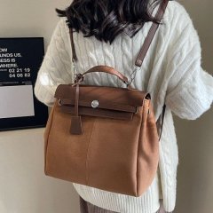 Wasteland style commuting large-capacity tote bag new casual high-end shoulder bag niche versatile crossbody bag