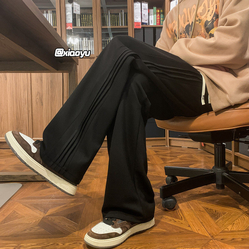 Autumn new sweatpants pleated design casual pants