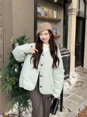 Autumn and winter Korean style cotton-padded coat