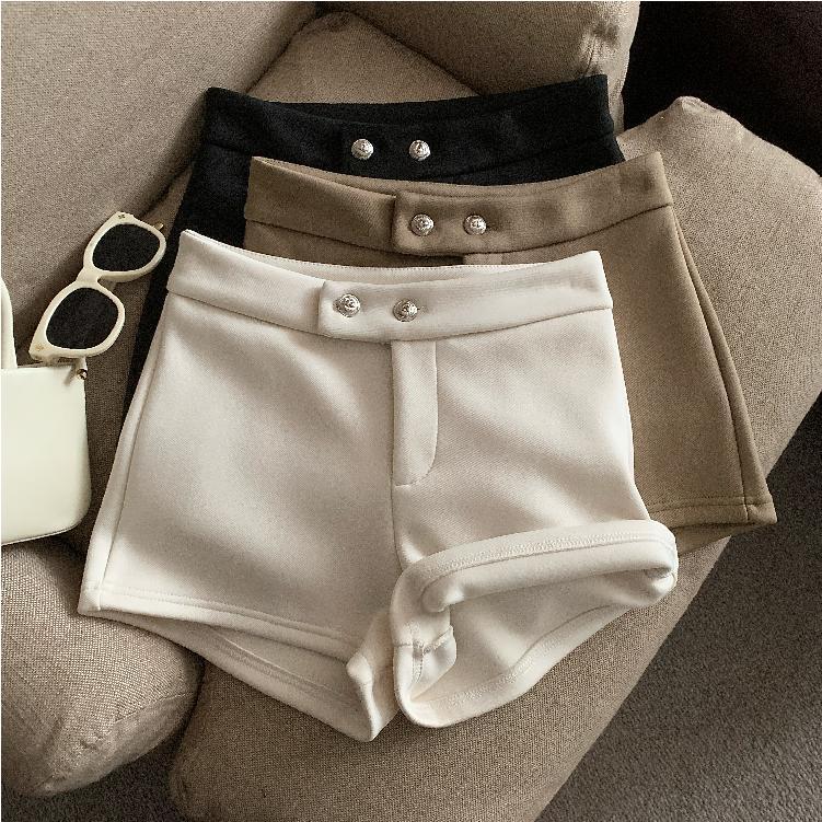 Real photos and real prices for autumn and winter retro high-waisted suit shorts