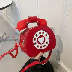 New Amazon AliExpress European and American Fashion Creative Cute Funny Personalized Simulation Telephone Crossbody Bag