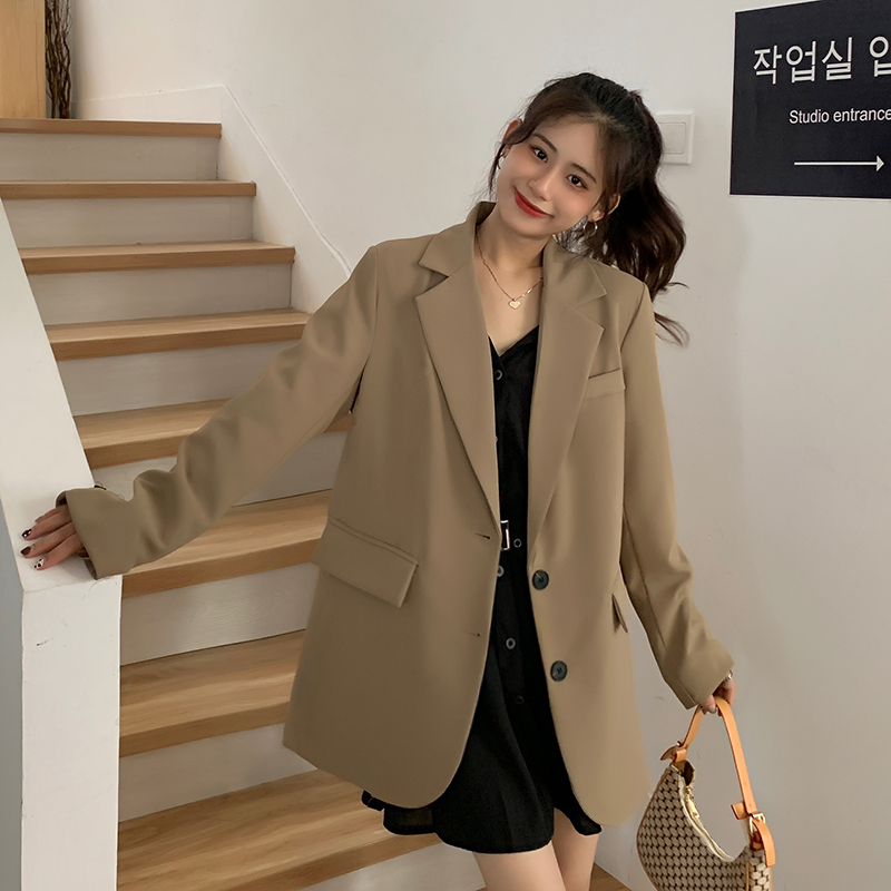 Autumn new high-end blazer simple fashion jacket for women