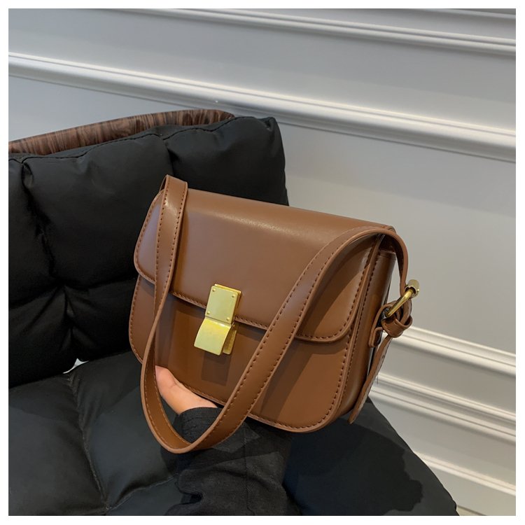 Genuine leather bags for women 2024 new hot style super hot bags high-end box tofu bag single shoulder crossbody bag for women