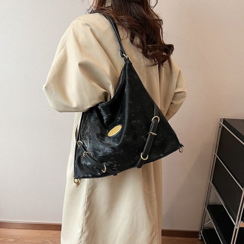 Retro bag women's new fashion versatile shoulder bag trendy tote bag multi-functional women's bag high-end crossbody bag