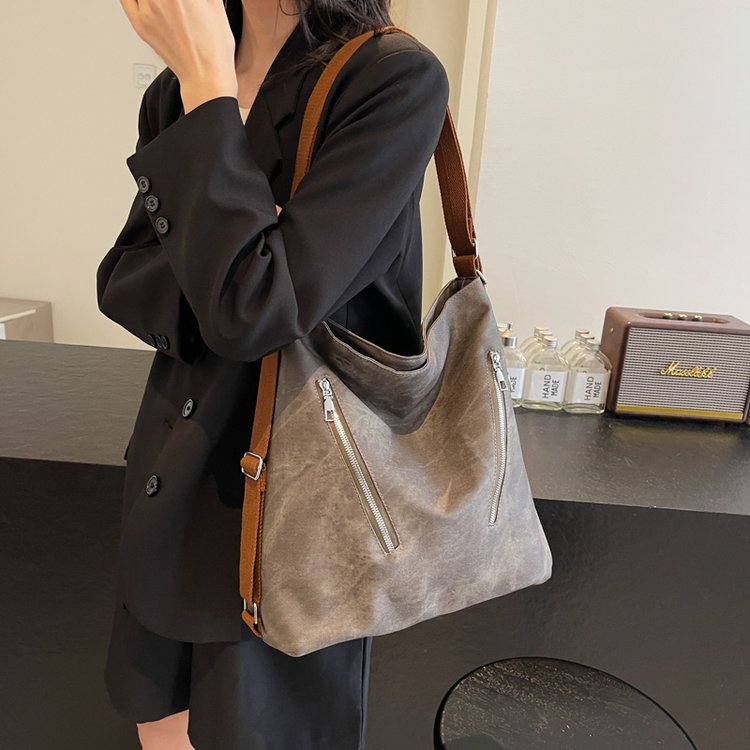 Commuting Tote Bag High-end Large Capacity Women's Bag 2024 New Simple Backpack Multifunctional Shoulder Bag